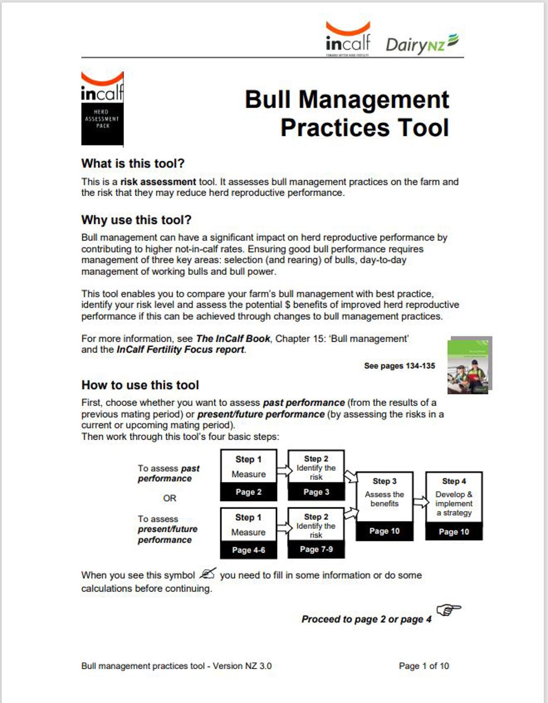 Incalf Bull Management Practices Image